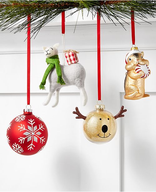 Holiday Lane Make Merry Collection Created For Macy S Reviews Christmas Ornaments Home Macy S