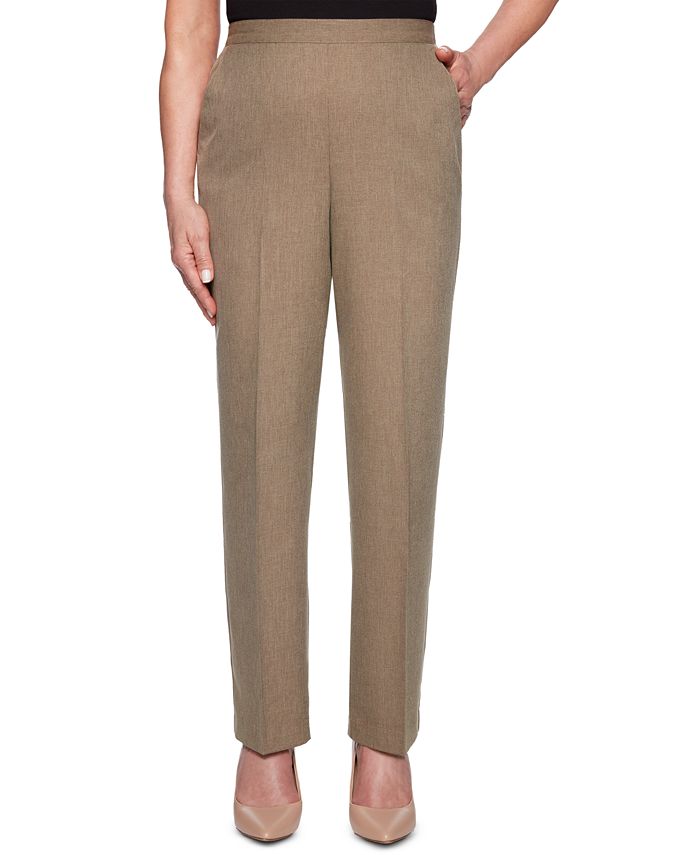 Alfred Dunner Petite Boardroom Pull-On Pants - Macy's