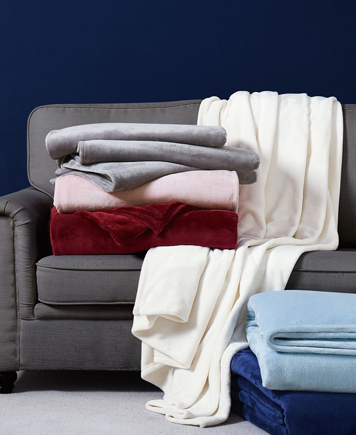 Truly Soft Velvet Plush King Blanket Macy's
