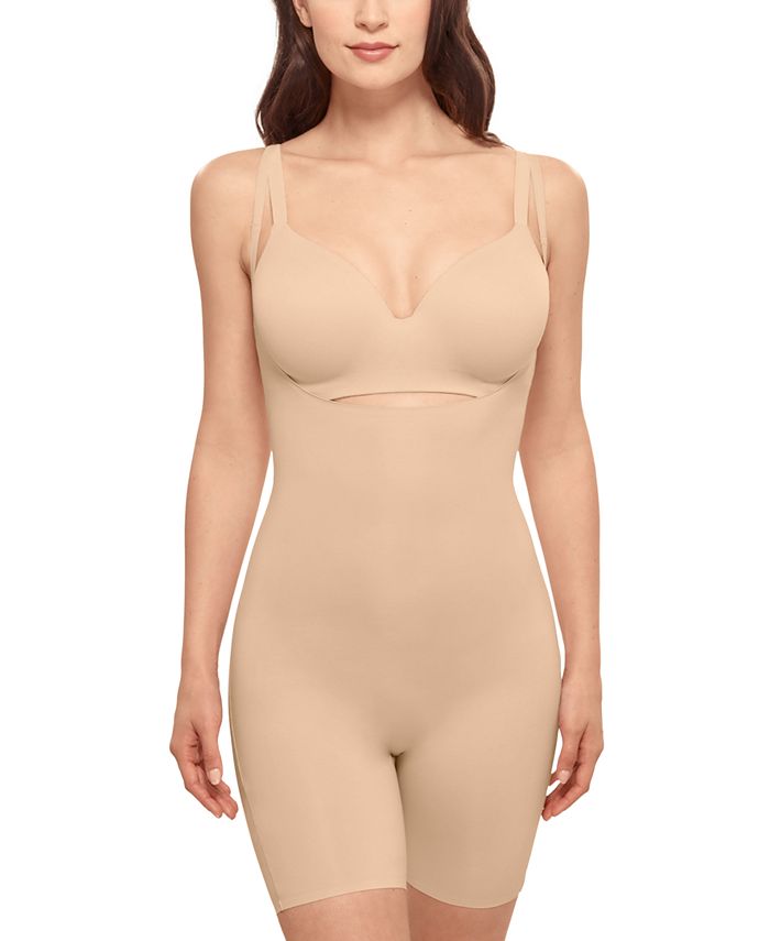 ASSETS BY SPANX Silhouette Serums Open-Bust Mid-Tigh Body-Shaper