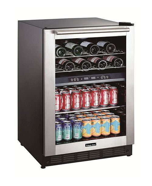Magic Chef DualZone BuiltIn Wine and Beverage Center & Reviews
