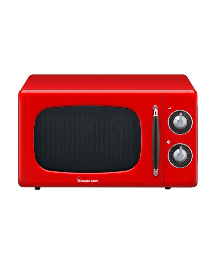 Magic Chef 0.7 Cubic Feet 700W Retro Countertop Microwave Oven Macy's