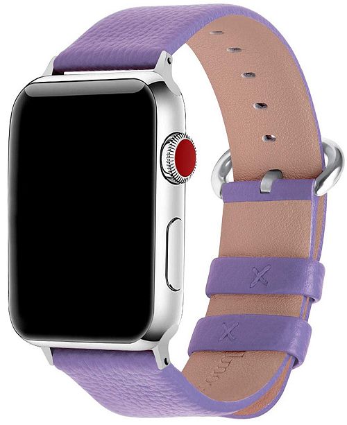 Nimitec Women S Solid Color Leather Apple Watch Strap 38mm