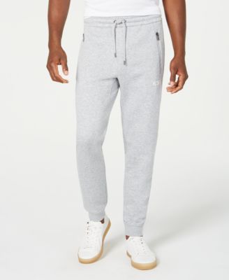 michael kors men's logo fleece jogger pants