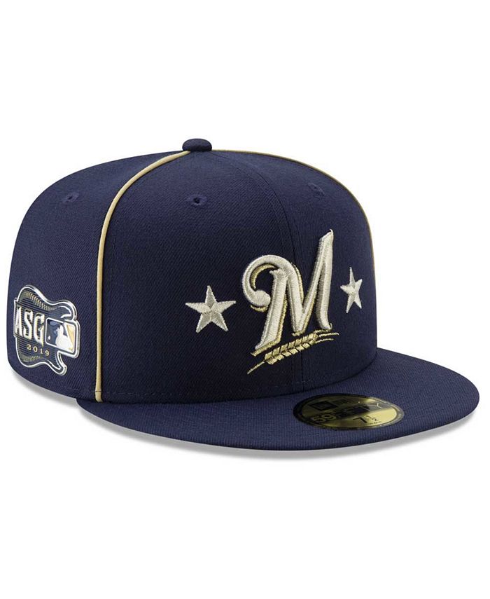 New Era Little Boys Milwaukee Brewers 2019 All Star Game Patch 59FIFTY ...