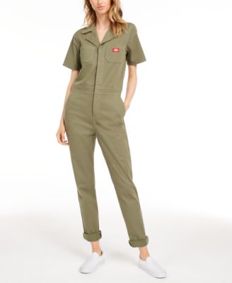 short sleeve cotton jumpsuit