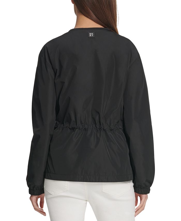 DKNY ZipFront Drawstring Jacket Macy's