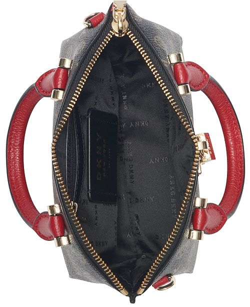 DKNY Elissa Heritage Logo Satchel, Created for Macy's & Reviews