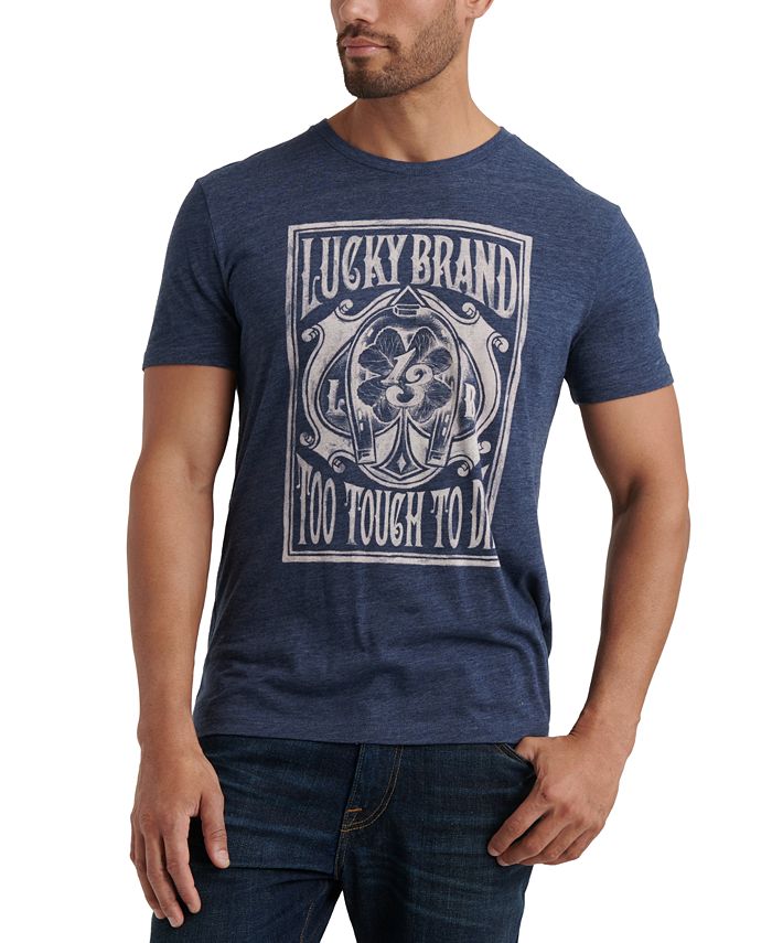 Lucky Brand Men's Clover Logo Graphic T-Shirt - Macy's