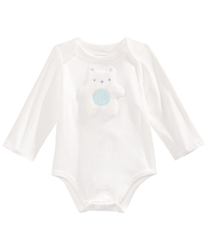 First Impressions Baby Boys Sherpa Bear Bodysuit, Created to Macy's Macy's