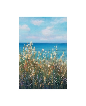 Trademark Global Tim Otoole Flowers At The Coast Ii Canvas Art In Multi