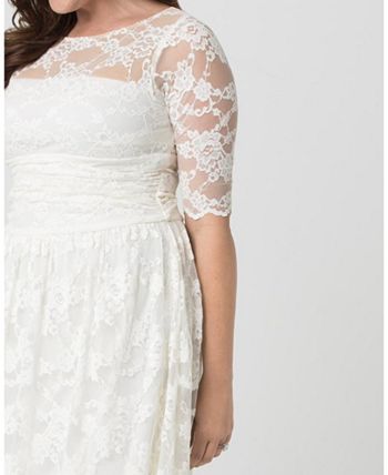 Kiyonna aurora lace wedding dress hotsell
