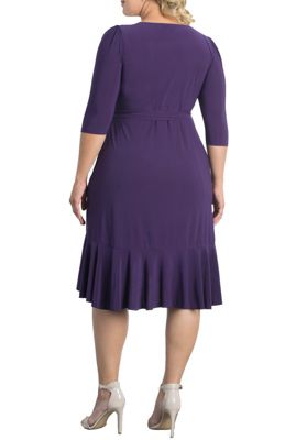 Plus Size Mademoiselle Lace Cocktail Dress with Sleeves