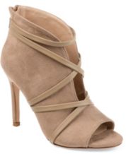 Beige booties store open toe