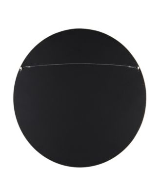 Hutton Round Wood Wall Mirror - 30" x 30"