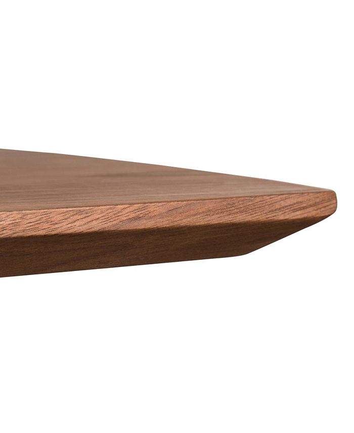 Glitzhome MidCentury Modern Walnut Veneer Coffee Table Macy's