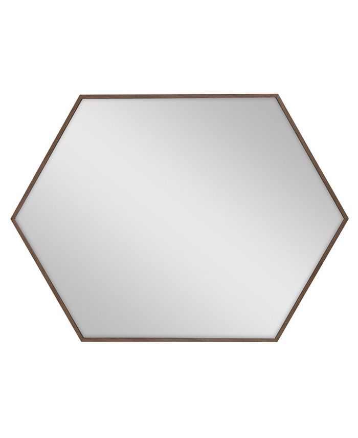 Kate and Laurel Rhodes Framed Hexagon Wall Mirror - 22