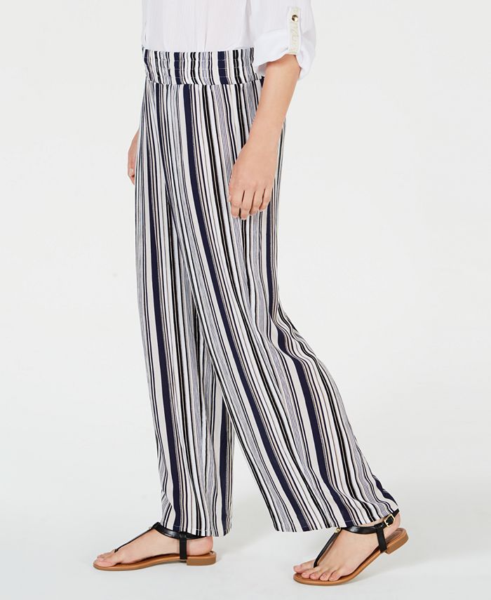 JM Collection Printed Pull-On Pants, Created for Macy's & Reviews ...