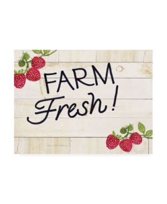 Trademark Global Kathleen Parr McKenna Life on the Farm Sign I v2 ...