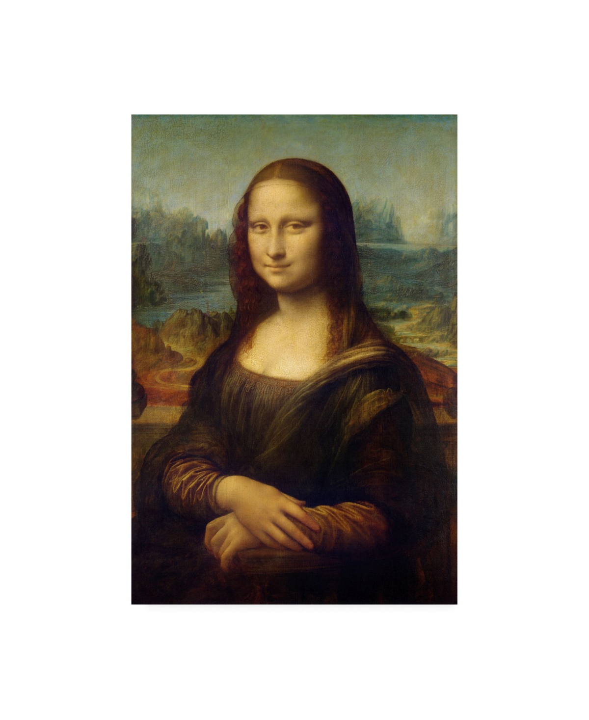 Леонардо да Винчи Мона Лиза композиция