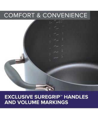 Advanced Home Hard-Anodized Nonstick 10-Qt. Wide Stockpot