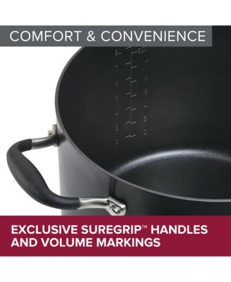 Advanced Home Hard-Anodized Nonstick 10-Qt. Wide Stockpot