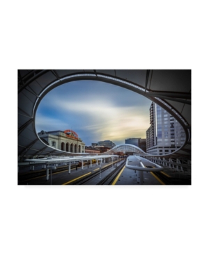 Jan Abadschieff Union Station Denver Slow Sunset Canvas Art - 20