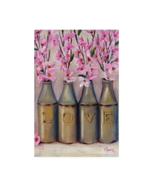 Trademark Global Marnie Bourque Love Springtime Glass Jars Canvas Art In Multi