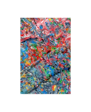 Trademark Global Mark Lovejoy Abstract Splatters Lovejoy 16 Canvas Art In Multi