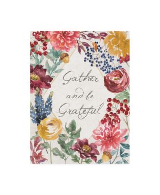 Trademark Global Beth Grove Watercolor Fall V Canvas Art - 15" x 20"