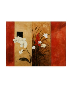 Trademark Global Pablo Esteban Flowers Bouquet On Panels 1 Canvas Art In Multi