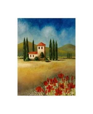 Trademark Global Pablo Esteban Tuscan Landscape 1 Canvas Art In Multi