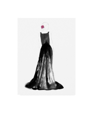 Trademark Global Alicia Ludwig Black Dress I Canvas Art In Multi