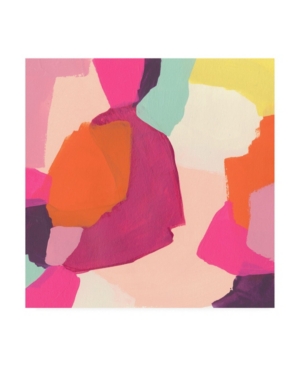 Trademark Global June Erica Vess Pink Slip I Canvas Art In Multi