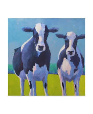 Trademark Global Carol Young Cow Pals Ii Canvas Art In Multi