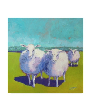 Trademark Global Carol Young Sheep Pals I Canvas Art In Multi