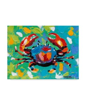 Trademark Global Carolee Vitaletti Seaside Crab I Canvas Art In Multi