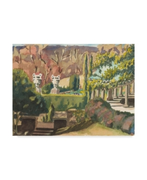Trademark Global Dianne Miller Watercolor Garden Landscape Ii Canvas Art In Multi