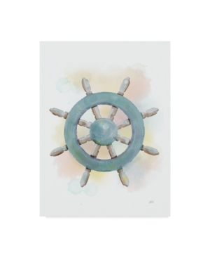 Jade Reynolds Watercolor ShipS Wheel Canvas Art - 20