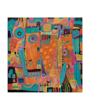 Trademark Global Sue Davis My Happy Place Abstract Modern Canvas Art In Multi