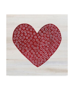 Kathleen Parr Mckenna Rustic Valentine Heart Iii Canvas Art - 15