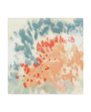 Trademark Global Jennifer Goldberger Blueberry And Coral Field I Canvas Art In Multi