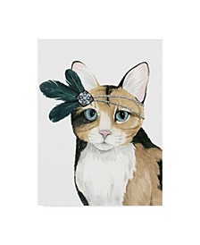 Grace Popp Downton Cat II Canvas Art - 20" x 25"
