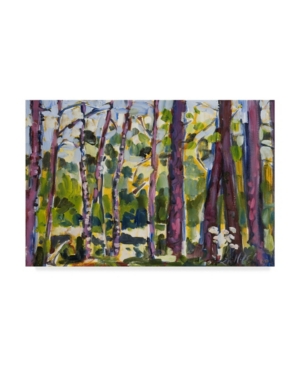 Trademark Global Erin Mcgee Ferrell Brushy Tree Line Ii Canvas Art In Multi
