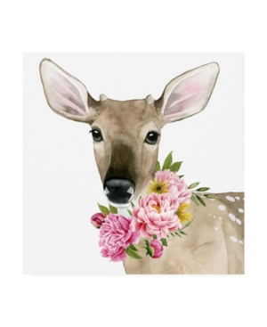 Trademark Global Grace Popp Deer Spring Ii Canvas Art In Multi