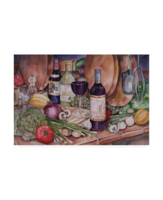 Kathleen Parr Mckenna Gourmet Night Canvas Art - 20" x 25" - Macy's