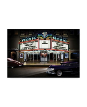Trademark Global Helen Flint Diners And Cars I Canvas Art In Multi