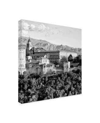 Trademark Global Philippe Hugonnard Made in Spain 3 the Alhambra of Granada B&W II Canvas Art - 19.5" x 26"