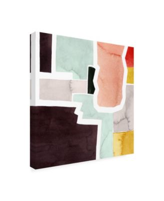 Trademark Global Grace Popp Color Blocking III Canvas Art - 36.5" x 48"