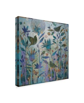 Sue Davis Moon Garden Canvas Art - 15" x 20"